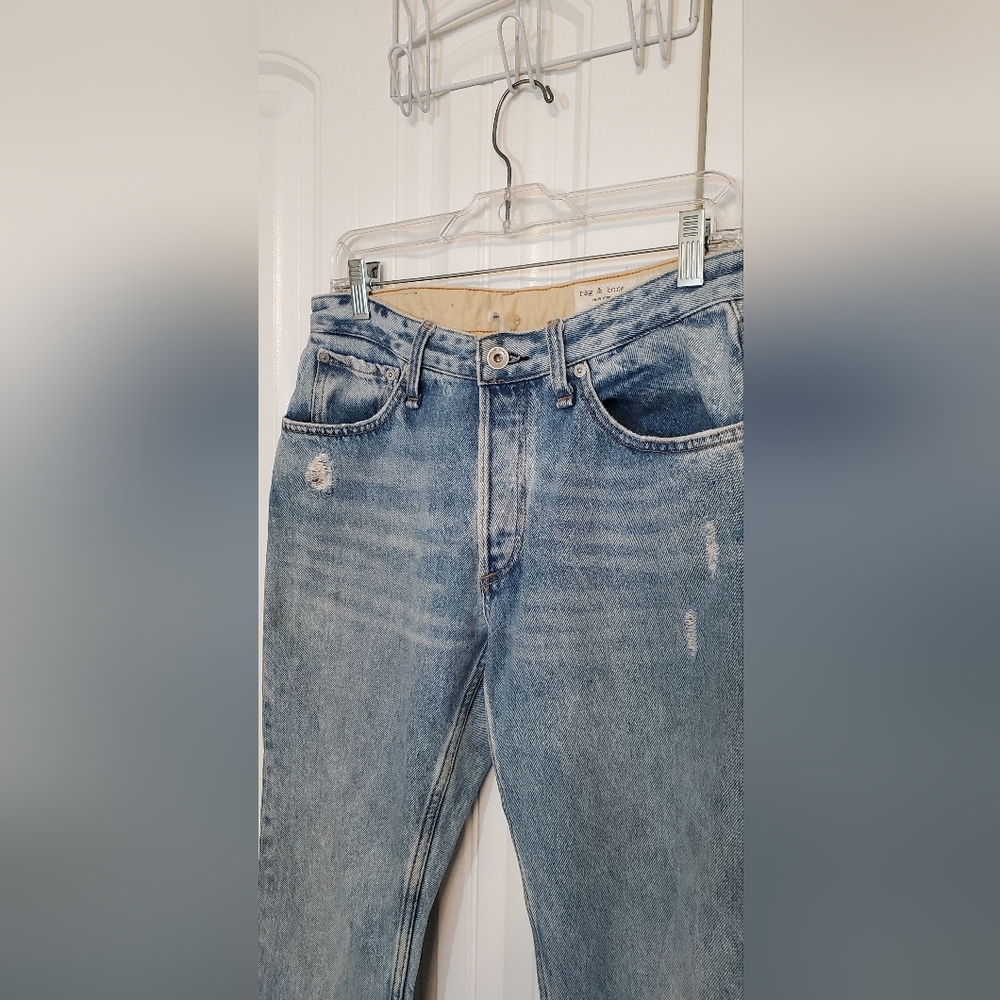 Rag & Bone Faded Blue Denim Jeans